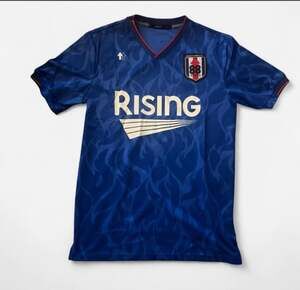 88rising Double Happiness Soccer Jersey Blue Size L